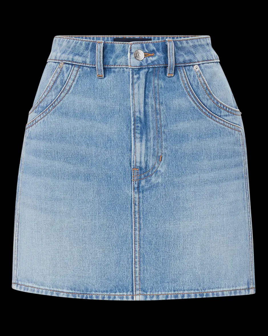 Online - Raundi Double Seam Denim Skirt - Nova Skirts | Mini Skirts