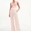 Sale - Ronin Wide-Leg Pant - Pink Shell Pants