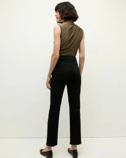 Discount - Ryleigh Slim Straight Jean - Onyx Flare | High-Rise