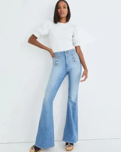 Discount - Sheridan Bell Bottom With Sail - Sodlite Denim | All Denim