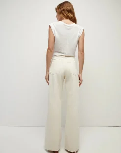New - Taylor Wide-Leg Jean - Ecru Denim | All Denim