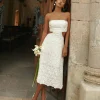 Clearance - Amor Meu Dress - White Dresses | Midi