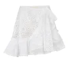 Online - Azure Wrap Mini Skirt - White Coverups | Mini Skirts