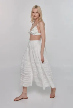 Hot - Dinamita Top - White Crop Tops
