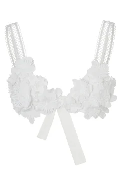 Hot - Dinamita Top - White Crop Tops