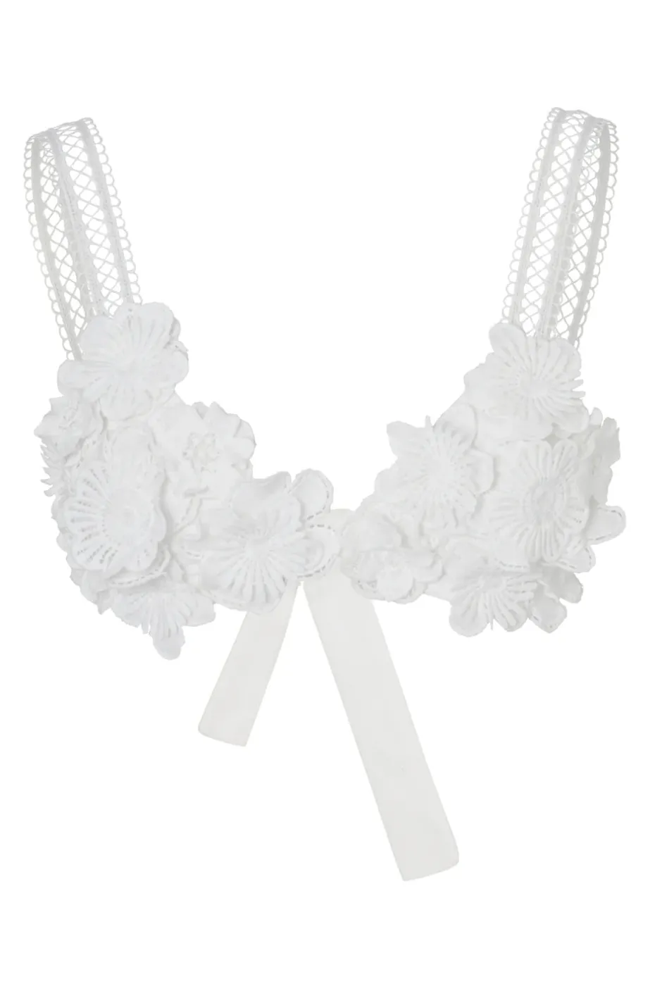 Hot - Dinamita Top - White Crop Tops