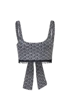 Fashion - Magdalena Top - Black Crop Tops