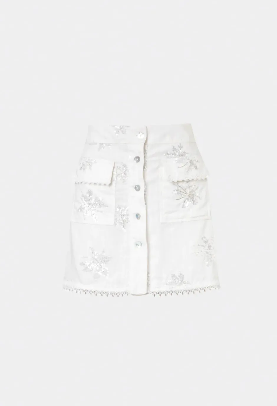 Online - Margot Skirt - White Mini Skirts