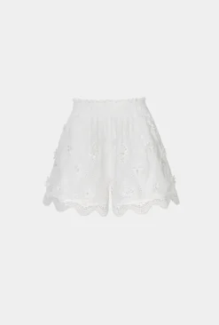 Discount - Mirina Shorts - White Shorts