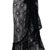 Discount - Soho Wrap Midi Skirt - Black Coverups | Long Skirts