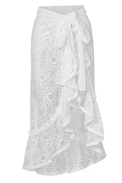 Fashion - Soho Wrap Skirt - White Coverups | Long Skirts