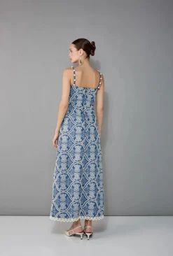 Hot - Stella Maxi Dress - Denim Long Dresses | Dresses